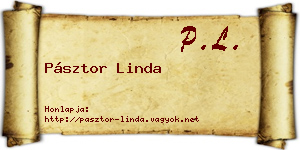 Pásztor Linda névjegykártya